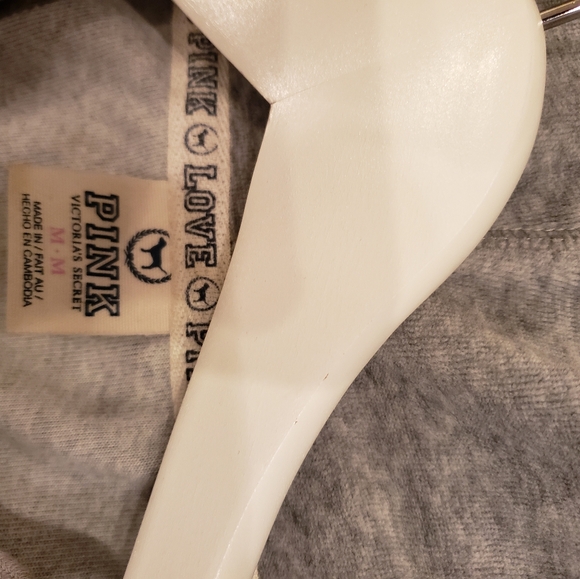 PINK Victoria Secret Zip-Up Hoodie Sweatshirt, size M - Picture 4 of 5